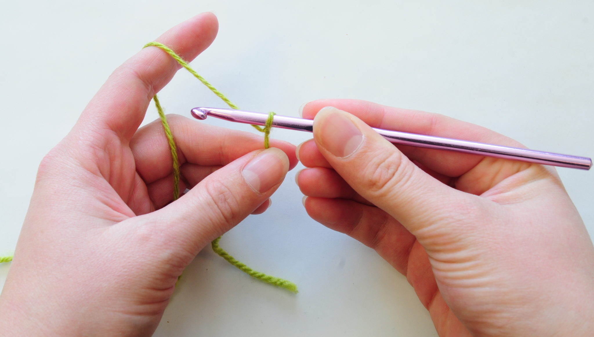 Crochet Basics 3 how to hold the Hook and Yarn Nea Creates